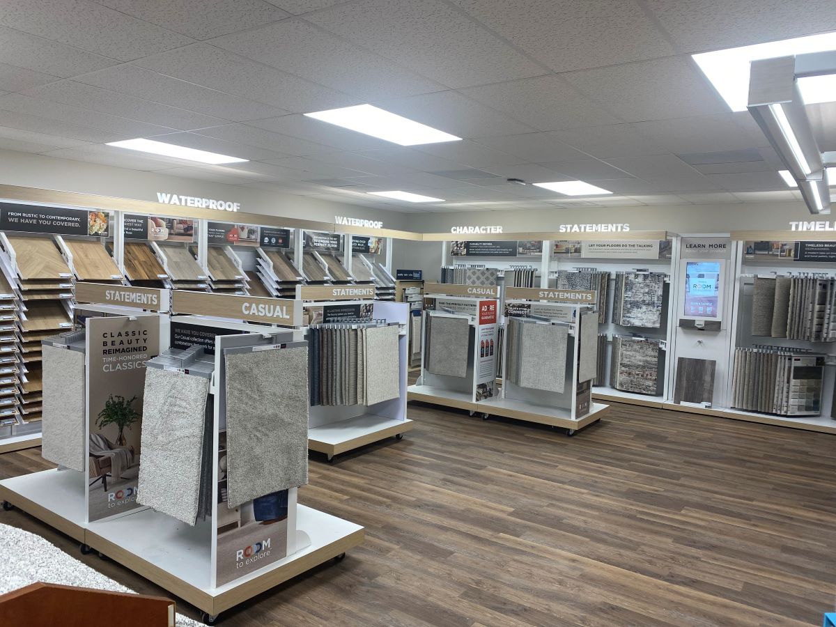 Waterproof flooring showroom