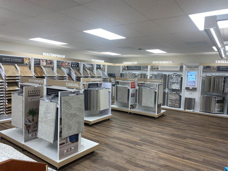 Waterproof flooring showroom